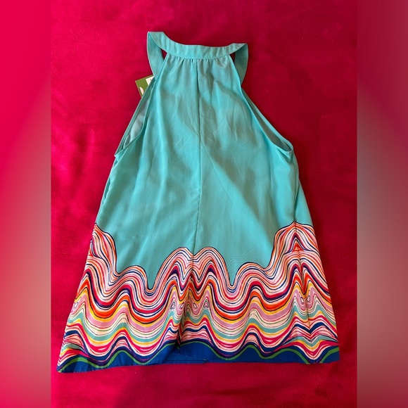 NWT Lilly Pulitzer Rogan Top Shorely Blue The Catch Stripe Size XS - Picture 4 of 7